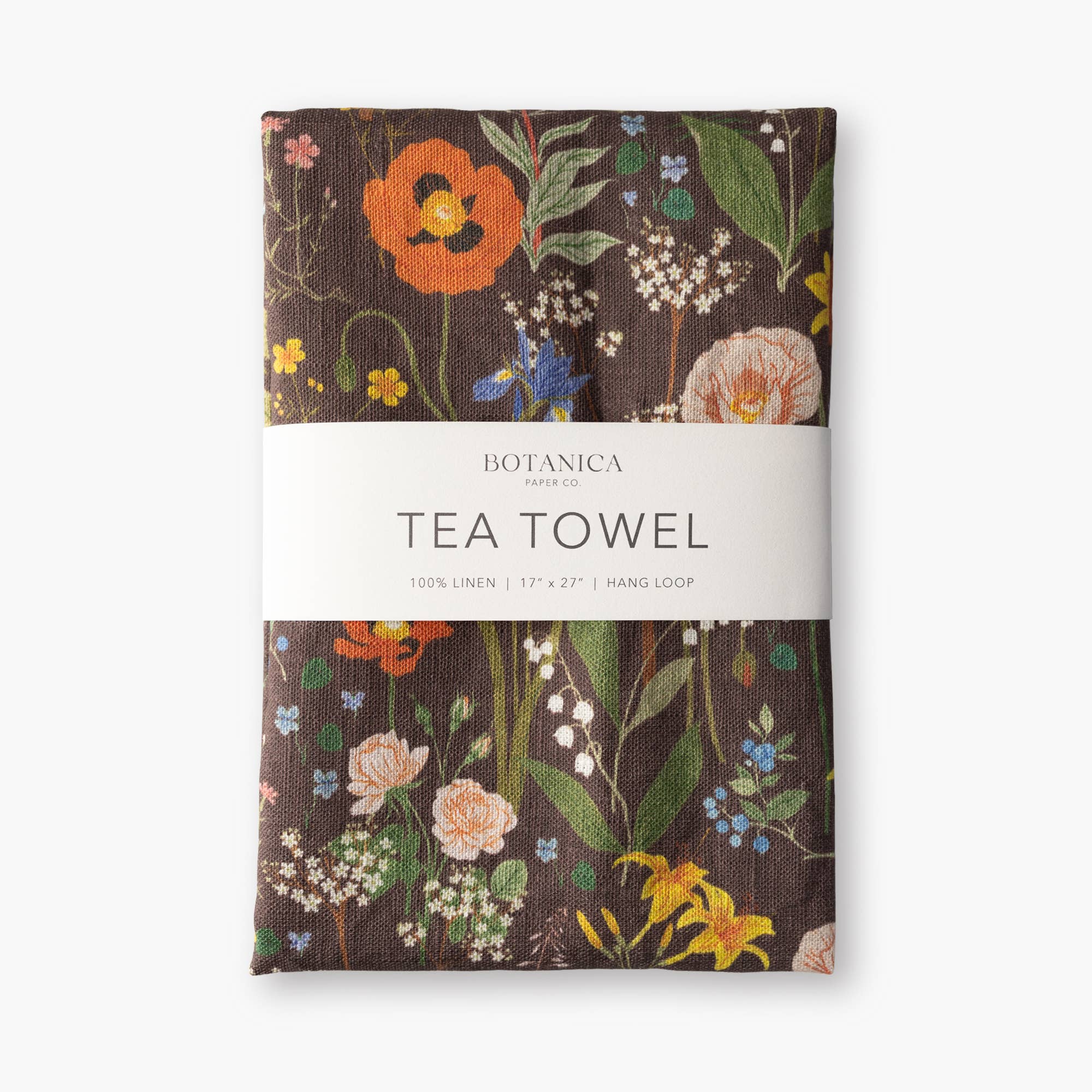 Moody Wildflower Tea Towel