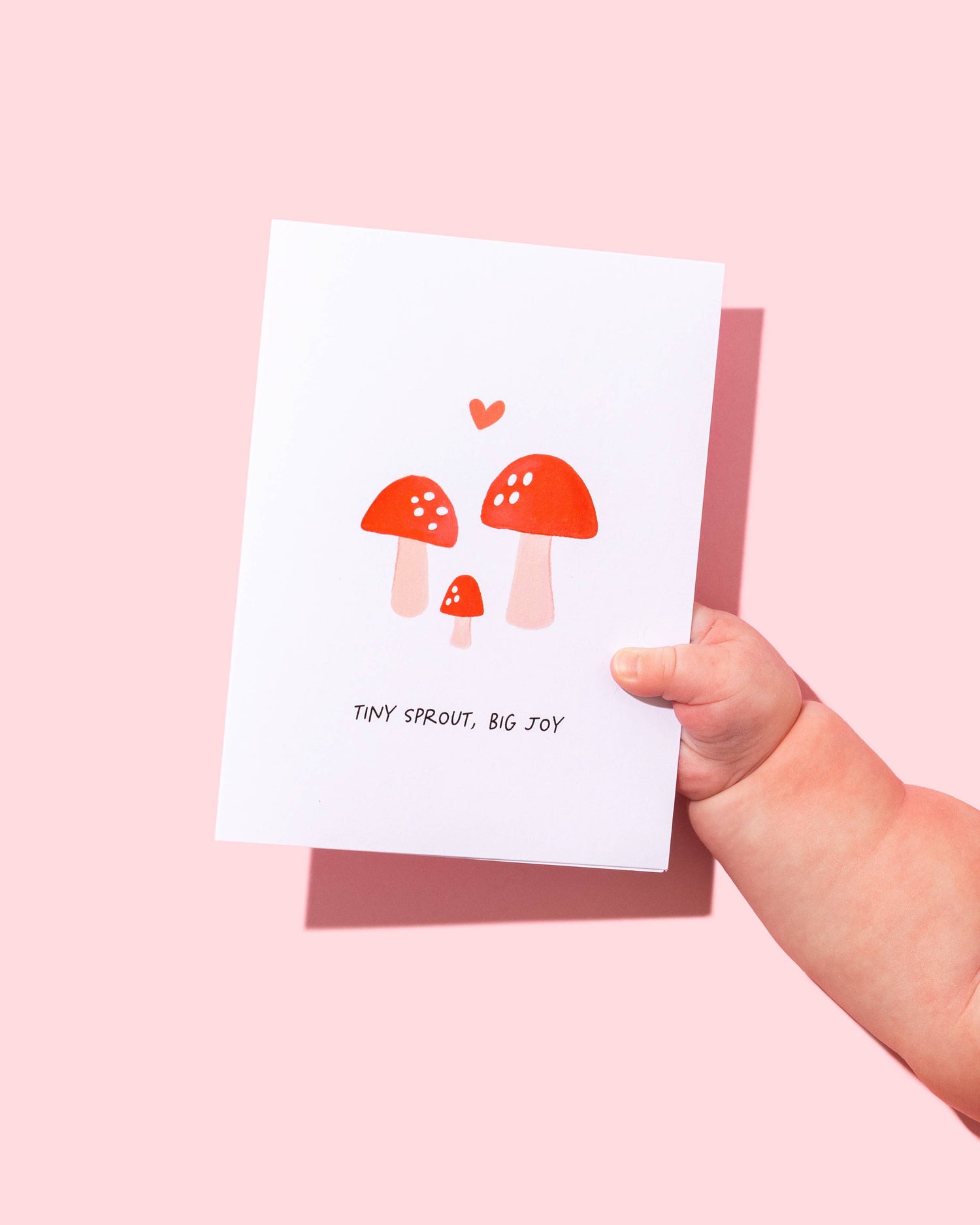 Tiny Sprout New Baby Greeting Card