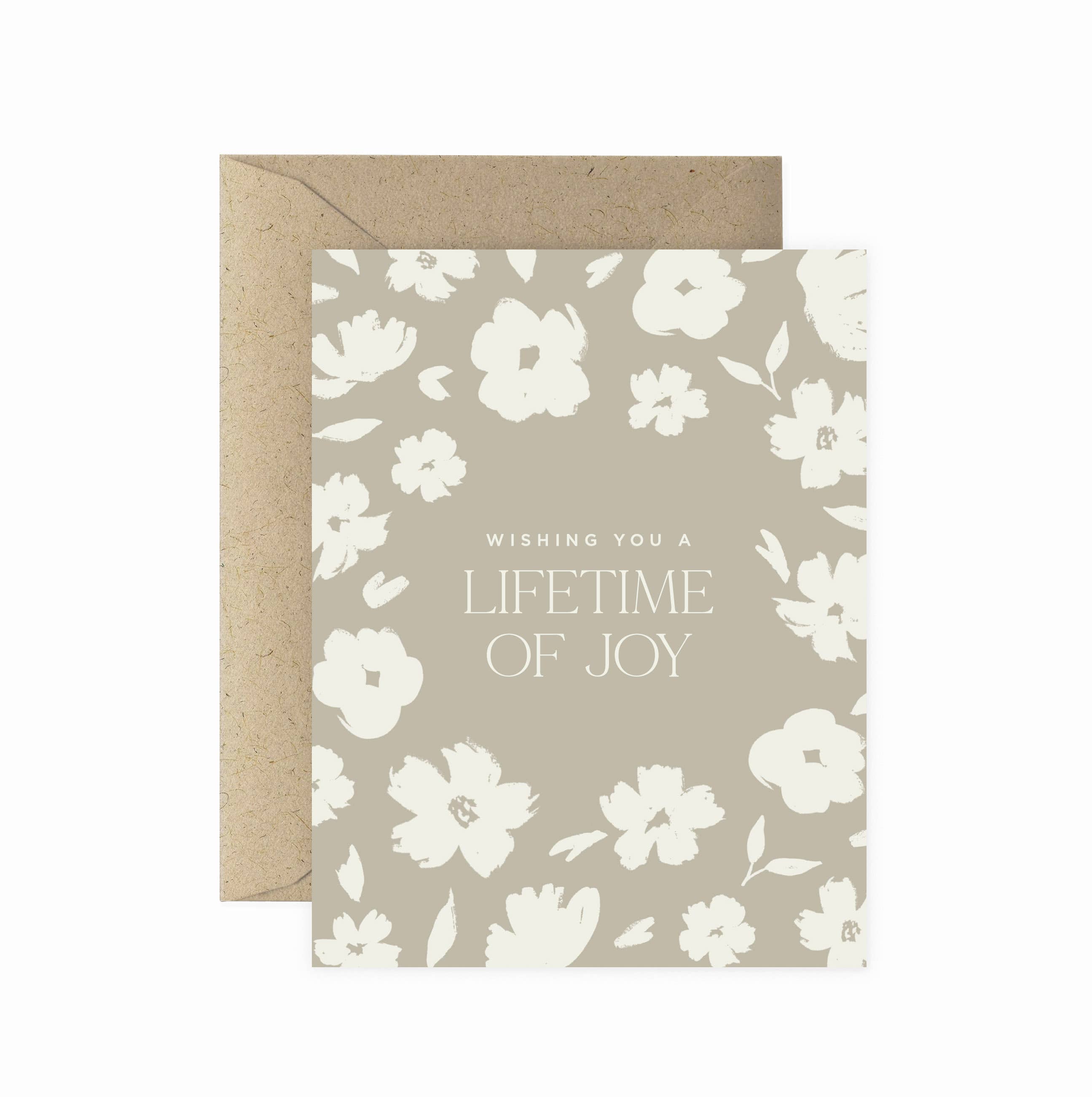 Lifetime of Joy Wedding Card