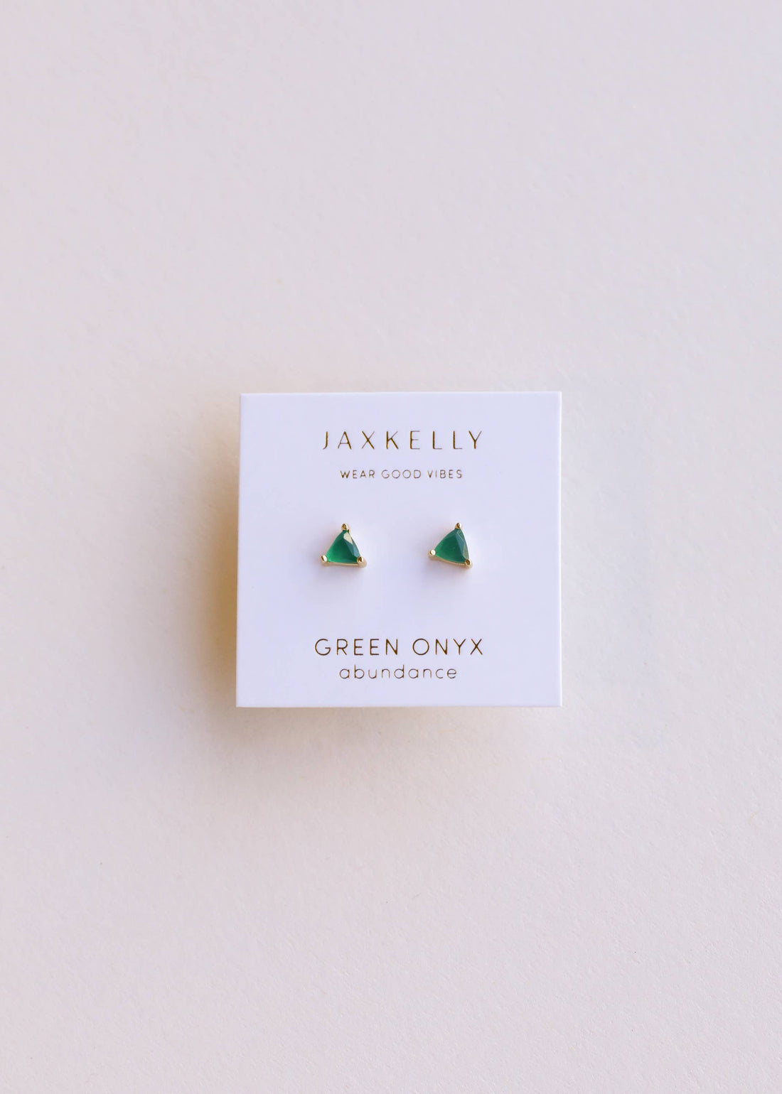 Mini Green Onyx Earrings