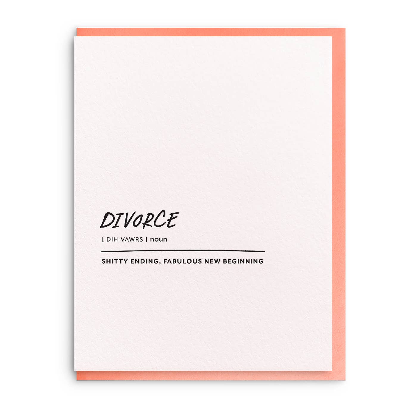 Divorce Card