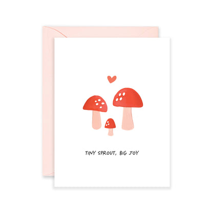 Tiny Sprout New Baby Greeting Card