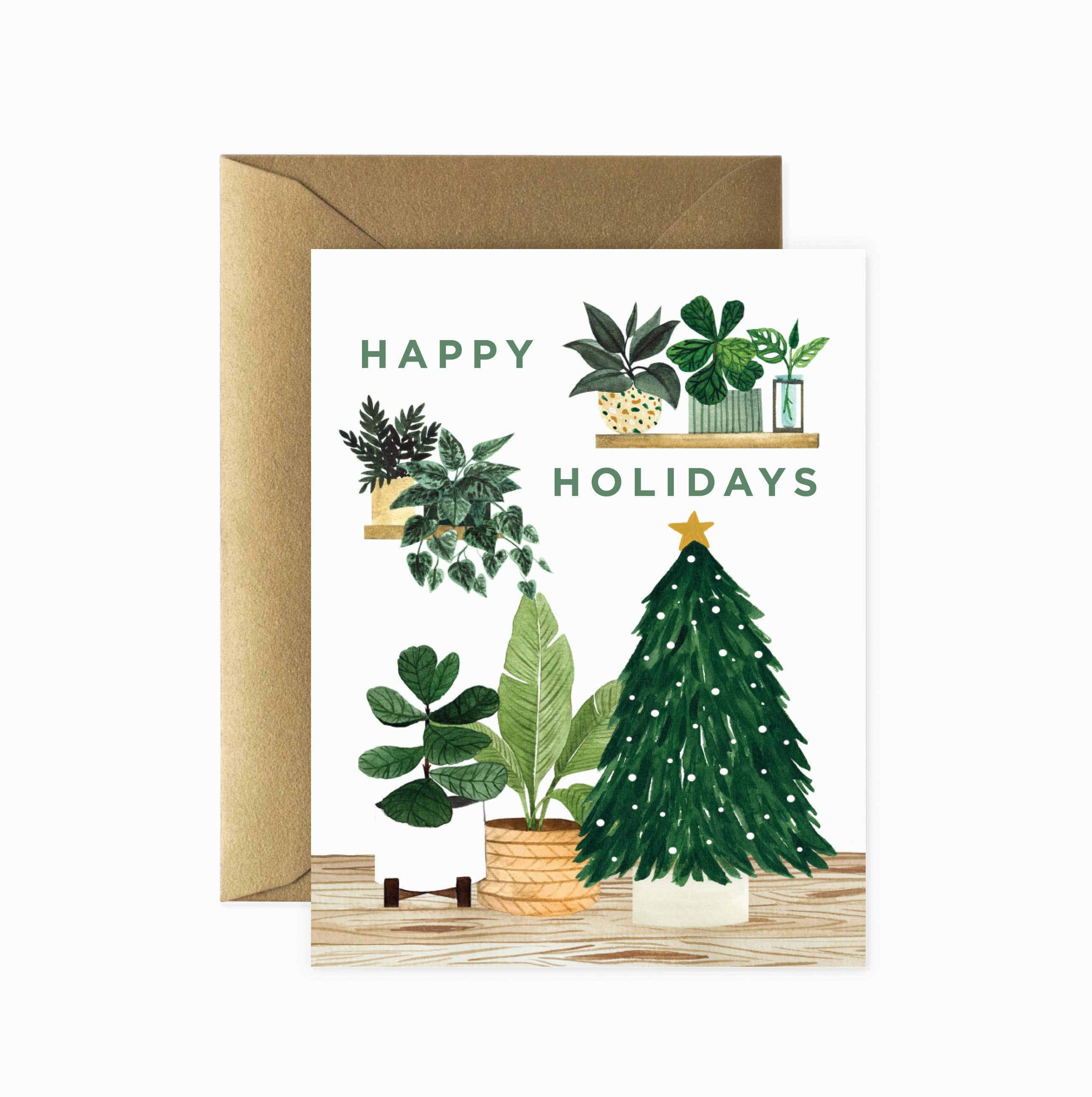 Holiday Plant Shelf Card