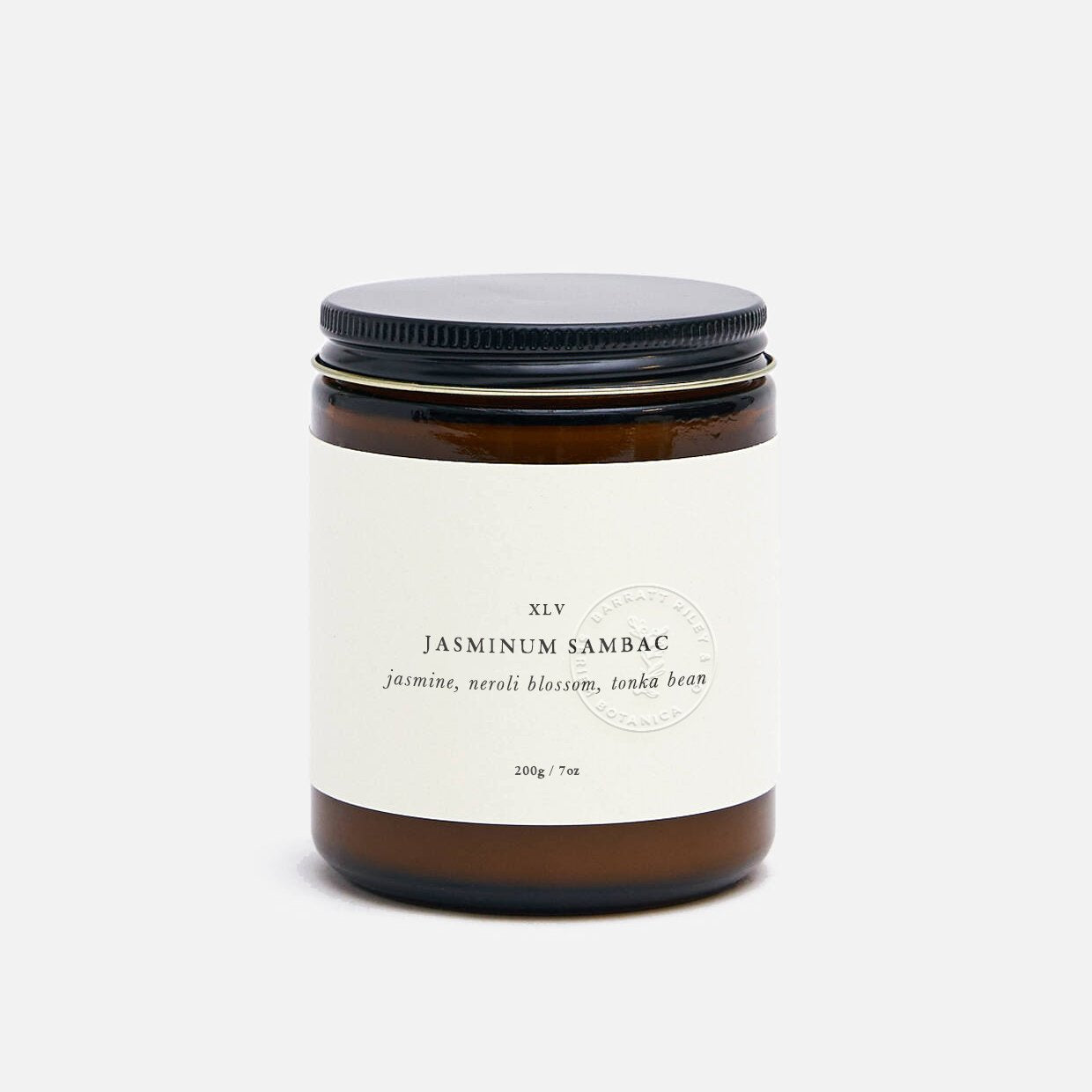 Barratt &amp; Riley Botanical Candle - Jasminum Sambac